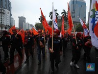 Jangan Lewat Sini! Ribuan Buruh Demo Besar-besaran Lagi di Jakarta