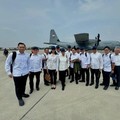 Naik Super Hercules, Menteri Kabinet Merah Putih Terbang ke Magelang
