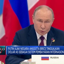 Video: Putin Ajak Negara Anggota BRICS Tinggalkan Dolar AS