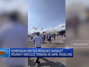 Video: Para Menteri Prabowo Naik Pesawat Hercules Ke Akmil Magelang