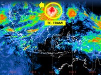 Muncul Siklon Tropis Trami, Hujan Lebat-Angin Kencang OTW Wilayah Ini