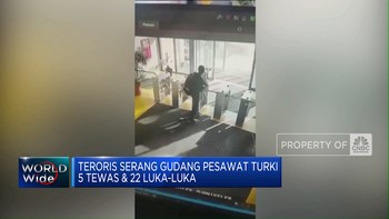 Video: Teroris Serang Gudang Pesawat Turki, 5 Tewas & 22 Luka-Luka