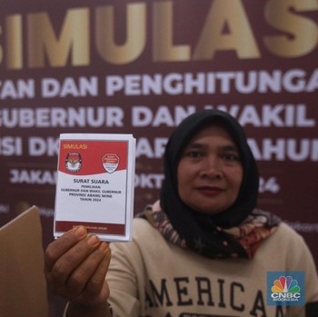 Intip Simulasi Cara Pemungutan Suara Pilkada Jakarta 2024