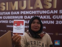 Intip Simulasi Cara Pemungutan Suara Pilkada Jakarta 2024