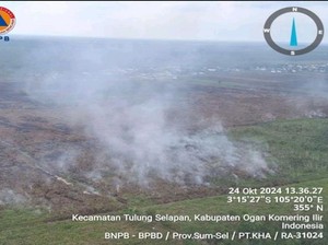 3 Helikopter Water Bombing Padamkan Karhutla di Area Permukiman Warga OKI