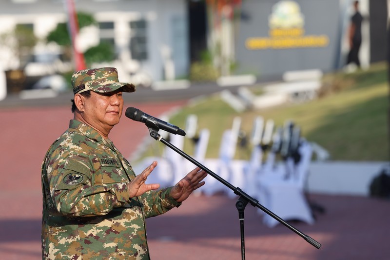 Momen Prabowo dan jajaran kabinet retreat di Magelang (dok. Tim Media Prabowo)