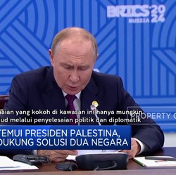 Video: Putin Temui Presiden Palestina, Rusia Dukung Solusi Dua Negara