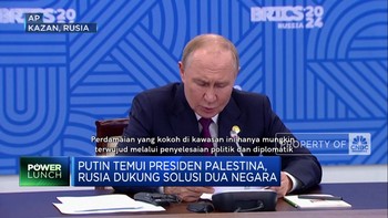 Video: Putin Temui Presiden Palestina, Rusia Dukung Solusi Dua Negara
