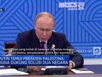 Video: Putin Temui Presiden Palestina, Rusia Dukung Solusi Dua Negara