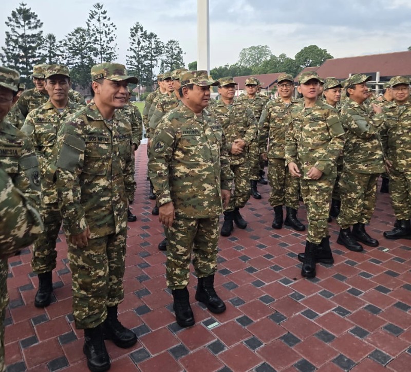 Seluruh menteri dan wakil menteri Anggota Kabinet Merah Putih mulai menjalani pembekalan di Akademi Militer Magelang, Jawa Tengah hari ini, Jumat (25/10/2024). (Dok: Biro Komunikasi Kepresidenan) Seluruh menteri dan wakil menteri Anggota Kabinet Merah Putih mulai menjalani pembekalan di Akademi Militer Magelang, Jawa Tengah hari ini, Jumat (25/10/2024). (Dok: Biro Komunikasi Kepresidenan)