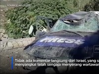 Video: Brutal! Serangan Israel Tewaskan 3 Jurnalis di Lebanon Selatan