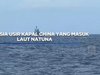 Video: Indonesia Usir Kapal China Yang Masuk Laut Natuna