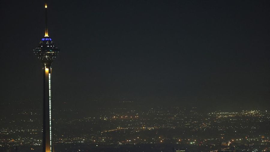 A general view of Tehran after several explosions were heard, in Tehran, Iran, October 26, 2024. Majid Asgaripour/WANA (West Asia News Agency) via REUTERS ATTENTION EDITORS - THIS IMAGE HAS BEEN SUPPLIED BY A THIRD PARTY
