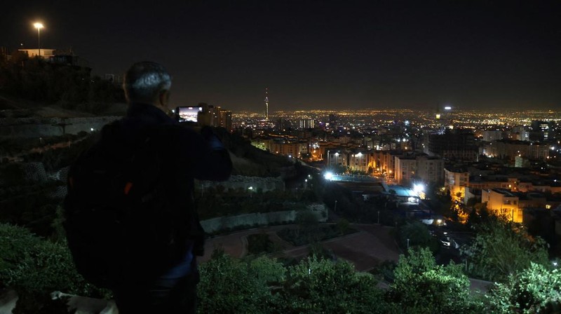 A general view of Tehran after several explosions were heard, in Tehran, Iran, October 26, 2024. Majid Asgaripour/WANA (West Asia News Agency) via REUTERS ATTENTION EDITORS - THIS IMAGE HAS BEEN SUPPLIED BY A THIRD PARTY