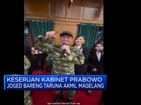 Video: Keseruan Kabinet Prabowo Joget Bareng Taruna Akmil Magelang