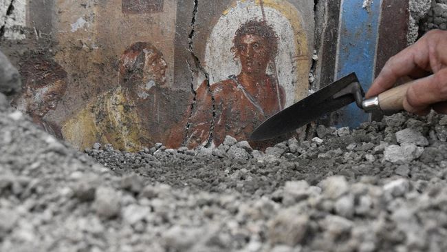Kisah Tragis Keluarga di Pompeii: Barikade Pintu Diterjang Awan Panas