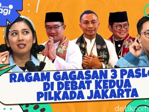 Ragam Gagasan 3 Paslon di Debat Kedua Pilkada Jakarta