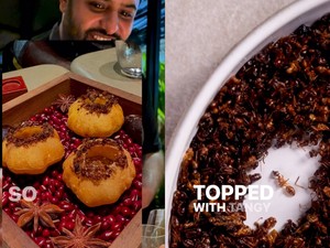 Panipuri India Diberi Topping Semut Api, Berani Coba?