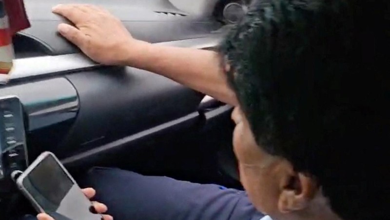 Former Bolivian President Evo Morales sits in a moving car after it was hit by gunfire, in this screen grab obtained from a video released on October 27, 2024. Obtained by REUTERS  THIS IMAGE HAS BEEN SUPPLIED BY A THIRD PARTY. NO RESALES. NO ARCHIVES.