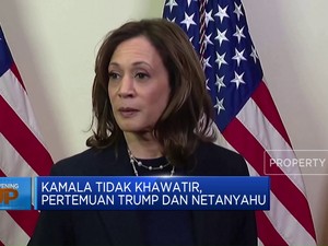 Video: Kamala Tak Khawatir Soal Pertemuan Trump & Netanyahu