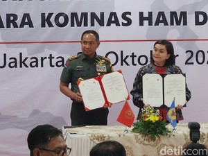 TNI dan Komnas HAM Teken MoU soal Perlindungan HAM  Prajurit