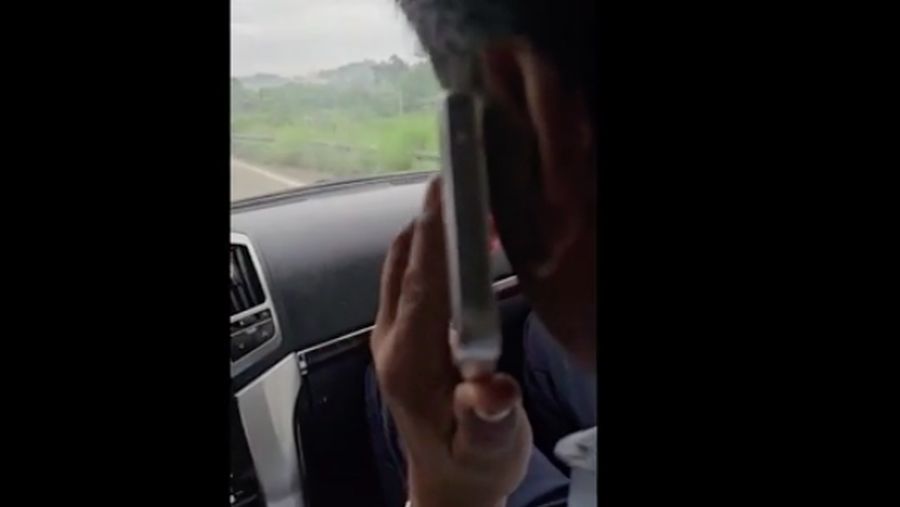 Former Bolivian President Evo Morales sits in a moving car after it was hit by gunfire, in this screen grab obtained from a video released on October 27, 2024. Obtained by REUTERS  THIS IMAGE HAS BEEN SUPPLIED BY A THIRD PARTY. NO RESALES. NO ARCHIVES.