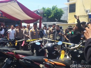 Polrestabes Makassar Ungkap Kasus Curanmor, Barang Bukti Jadi 36 Kendaraan