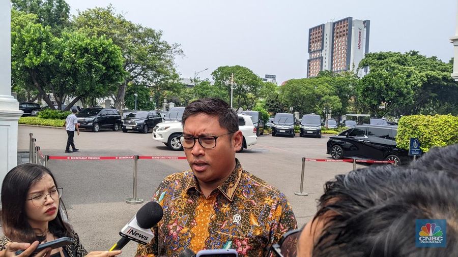 Wakil Menteri Pertanian Sudaryono di Istana Negera, Jakarta (վ/
Emir Yanwardhana)