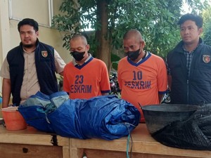 Bandar Judi Sabung Ayam di Kediri Diringkus Saat Digerebek