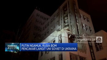 Video: Putin Ngamuk, Rusia Bom Pencakar Langit Uni Soviet di Ukraina