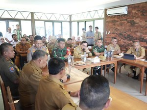 Pembangunan Pos Gabungan Pengamanan Presiden di Hambalang Bogor Sudah 71%