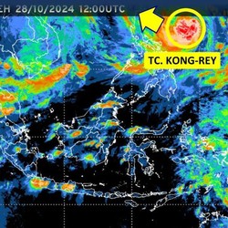 Siklon Tropis Jauhi Indonesia, BMKG Jelaskan Efeknya ke Cuaca Sepekan