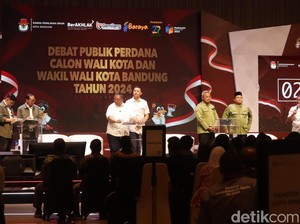 Membedah Paparan 4 Paslon Pilwalkot Bandung Saat Debat Perdana