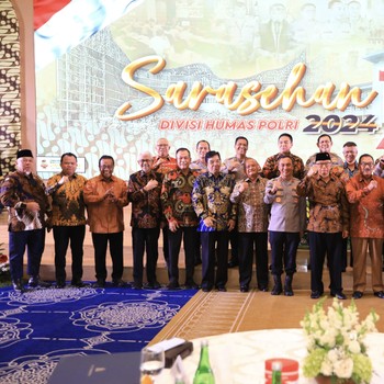 Potret Khidmat Acara Sarasehan Hari Jadi Humas Polri yang ke-73