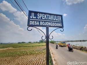 Jalan Spektakuler yang Unik di Bojongsoang, Pemandangannya Kece Juga