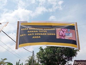 Heboh Warga di Jember Pasang Spanduk Rawan Tuyul, Klaim Duit Sering Hilang