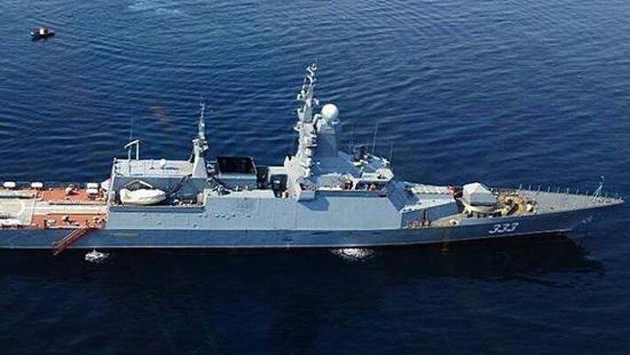 Kapal Perang korvet RF Soversheny milik Rusia. (Dok. RUSSIAN DEFENCE MINISTRY via wikipedia)