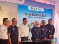 Pemerintah Resmikan 14 Penyalur BBM Satu Harga Klaster Maluku & Papua