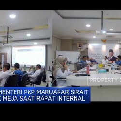 Video: Menteri PKP Maruarar Sirait Gebrak Meja Saat Rapat Internal