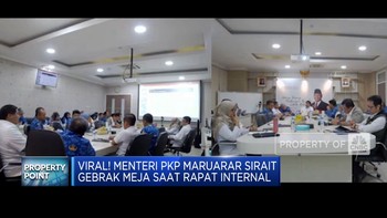 Video: Menteri PKP Maruarar Sirait Gebrak Meja Saat Rapat Internal