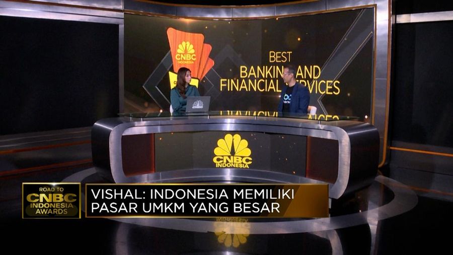President Director PT Bank Amar Indonesia TBK (Amar Bank), Vishal Tulsian dalam Road To վ Awards 2024, Jakarta, Rabu (30/10/2024). (վ TV)