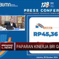 Video: 9M-2024, BRI Sukses Cetak Laba Rp 45,36 Triliun