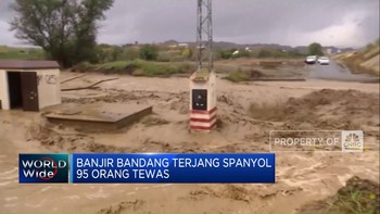 Video: Banjir Bandang Terjang Spanyol 95 Orang Tewas