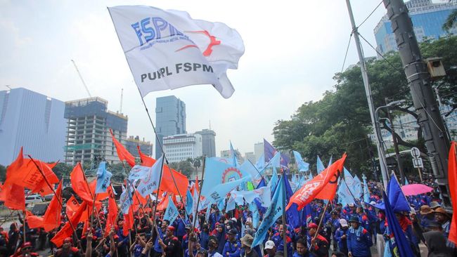 200 Ribu Buruh Kumpul di Monas Rayakan May Day, Ini Titik Rawan Macet