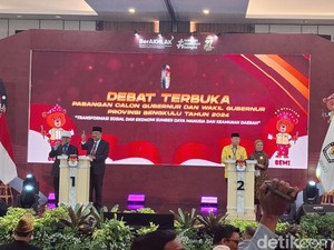 Sederet Janji Helmi-Mian dan Rohidin-Meriani di Debat Pilgub Bengkulu