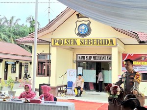 Kapolres Inhu Lawatan ke Polsek Jajaran Pastikan Personel Bekerja Profesional