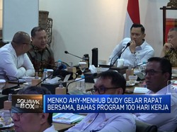 Video: Menko AHY & Menhub Dudy Rapat, Bahas Program 100 Hari Kerja