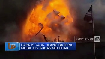 Video: Pabrik Daur Ulang Baterai Mobil Listrik AS Meledak