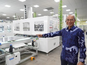 Ini Dia Pabrik Panel Surya Terbesar di RI, Bisa Produksi 1 GWp