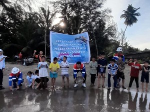 Birukan Langit Pulau Nias, si Setia Kini Bisa Berenang Bebas